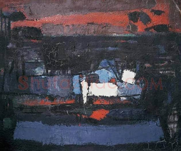 朱德群(1951-2004期间)作品欣赏 | 书画百科