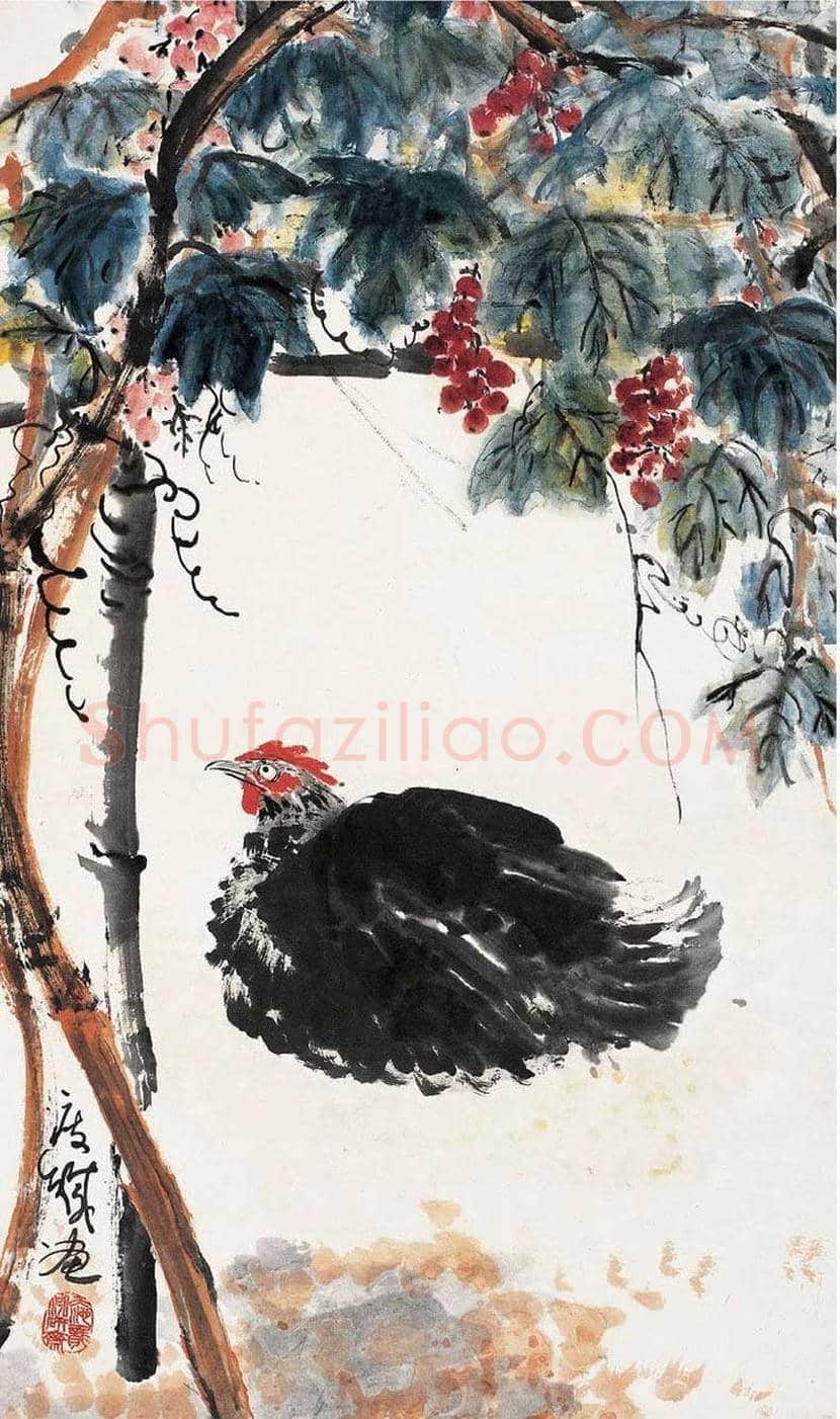 钱瘦铁花鸟画作品欣赏 | 书画讲解