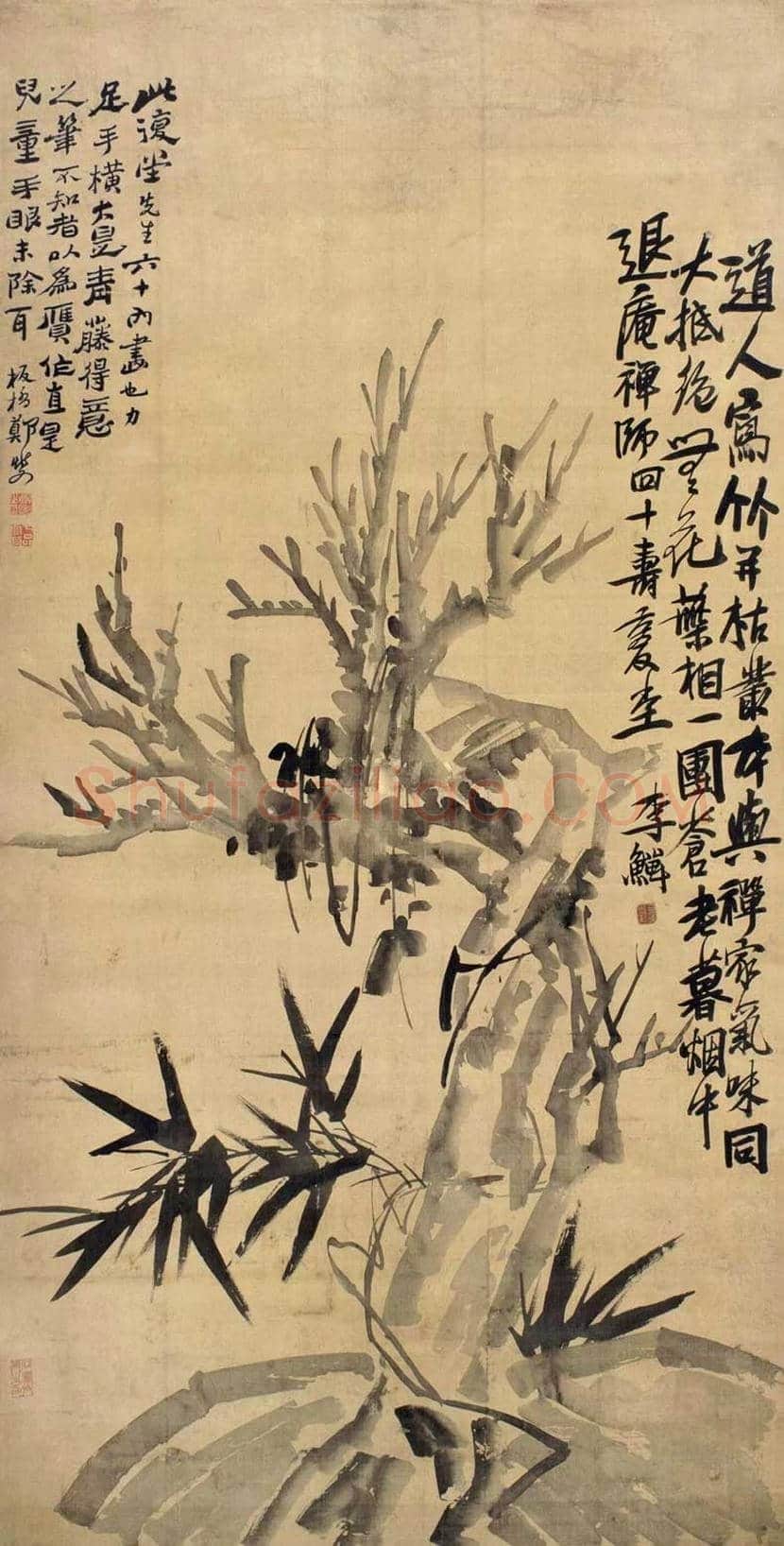清代李鱓绘画作品欣赏 | 书画知识
