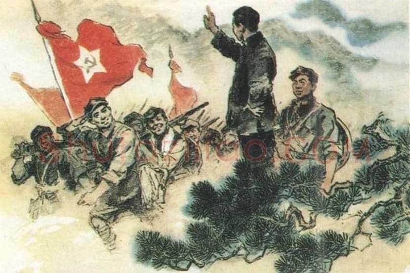 红色画家董辰生的插图作品欣赏 | 书画学堂