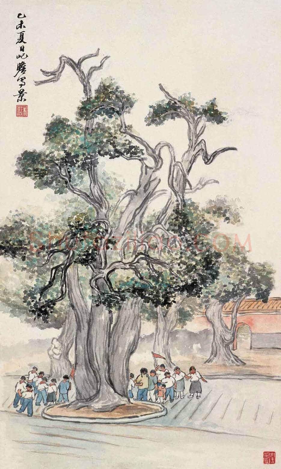 朱屺瞻国画作品欣赏 | 书画科普
