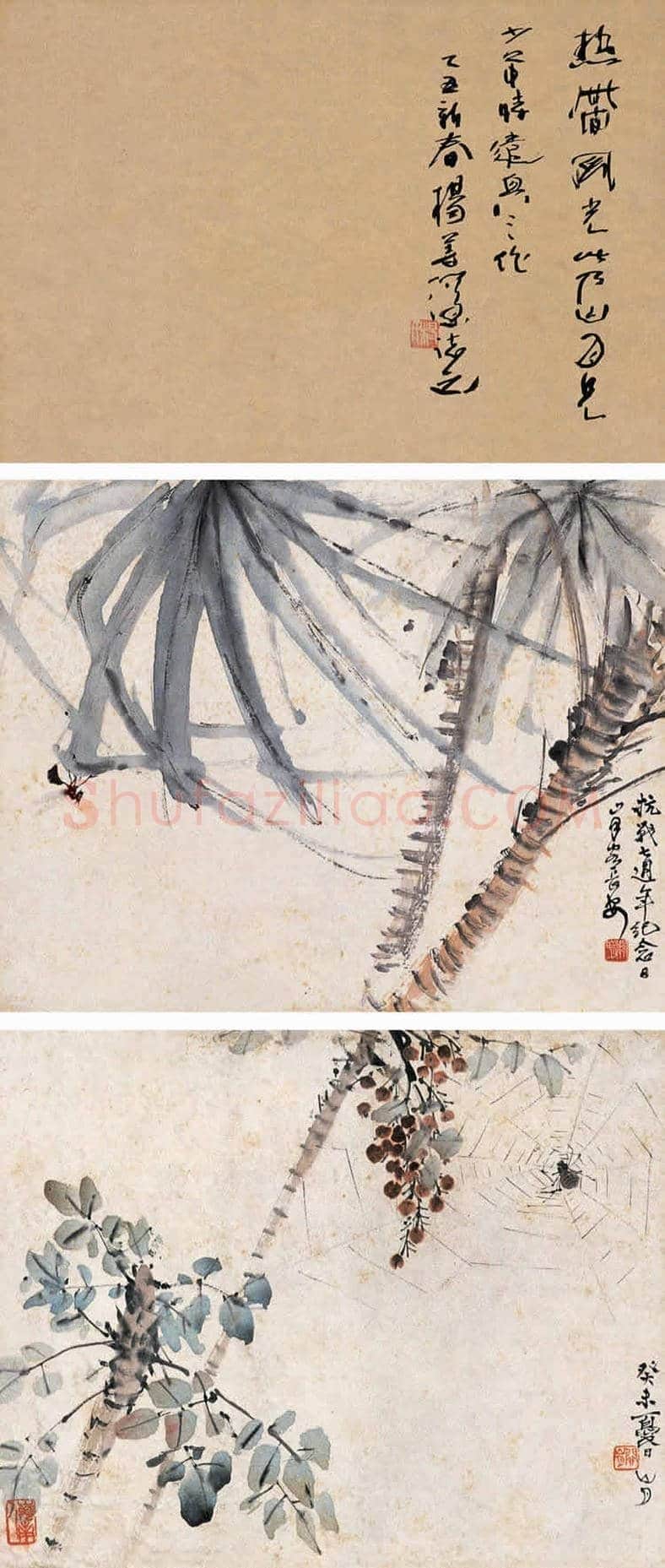 关山月花鸟画图赏 | 书画知识