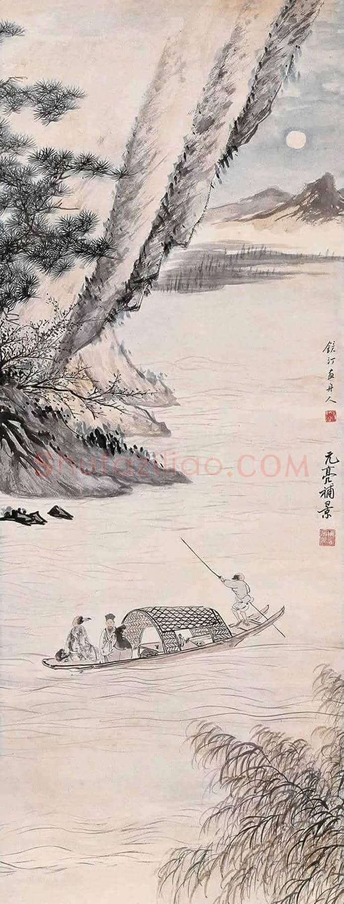 吴镜汀山水画欣赏 | 书画知识