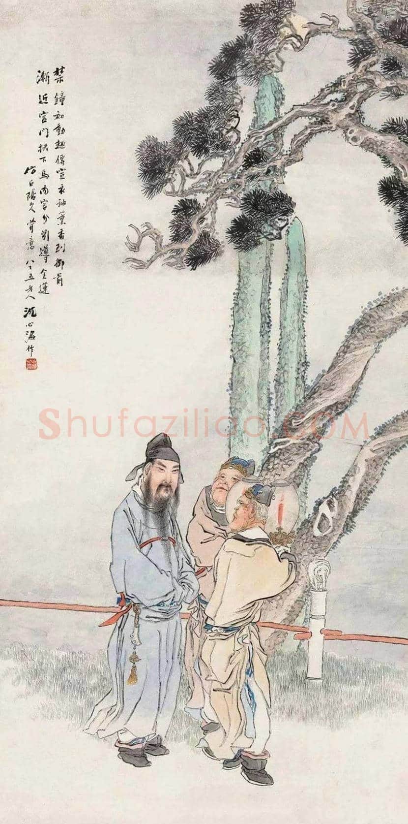 沈心海人物画作品欣赏 | 书画文摘