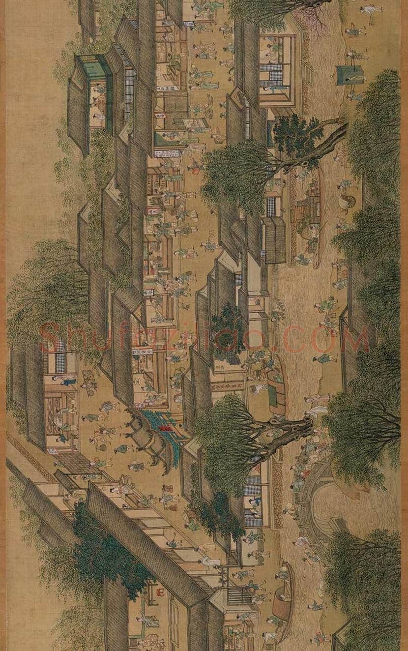 仇英《清明上河图》 欣赏 | 著名国画图片