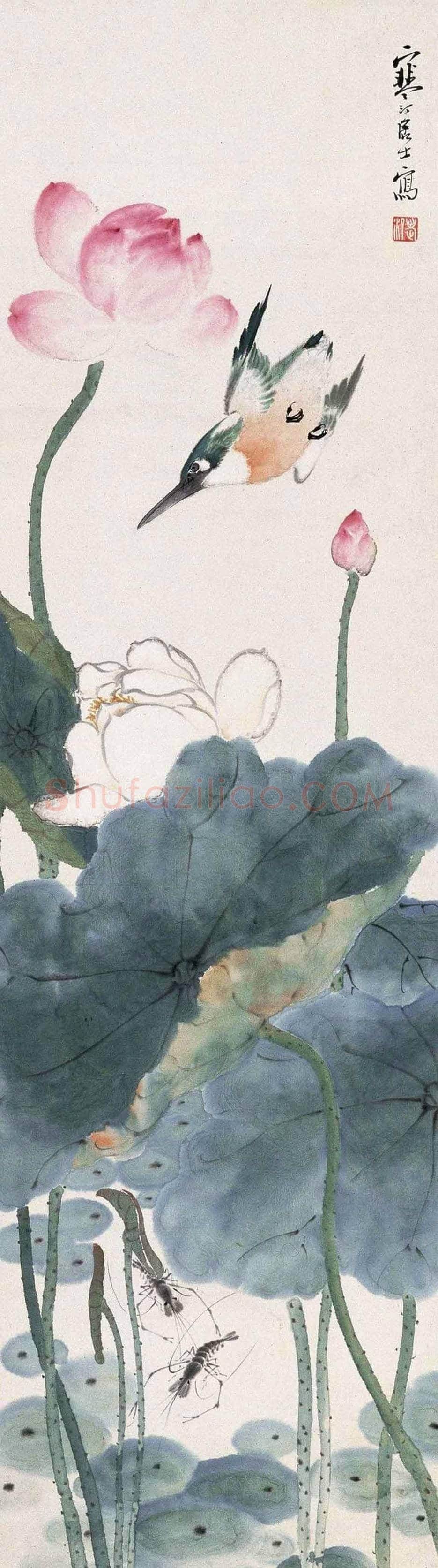江寒汀荷花作品欣赏 | 书画讲解