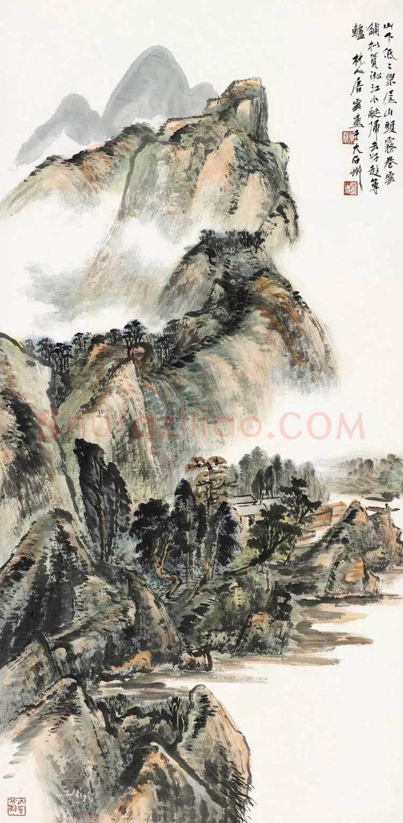 唐云山水画作品欣赏 | 书画讲解