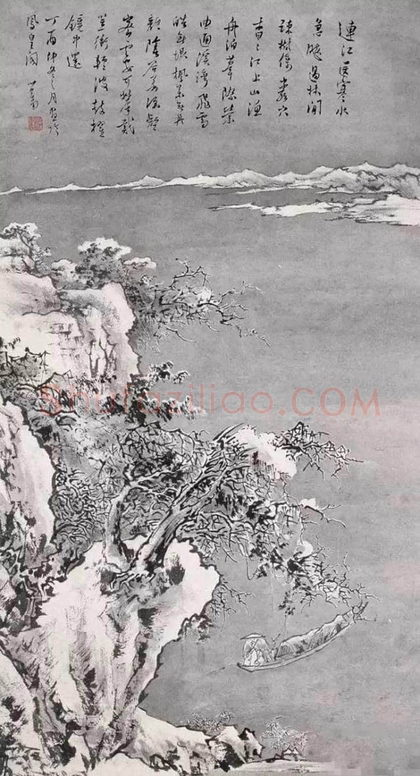 溥儒雪景山水作品欣赏 | 书画讲解