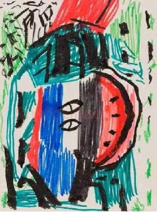 吴大羽“势象”渐起的韵色生动画作赏析 | 书画文摘