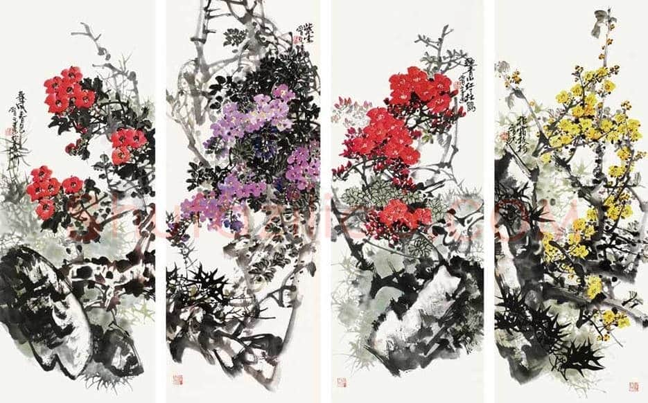 王晋元花鸟画作品欣赏 | 书画学堂