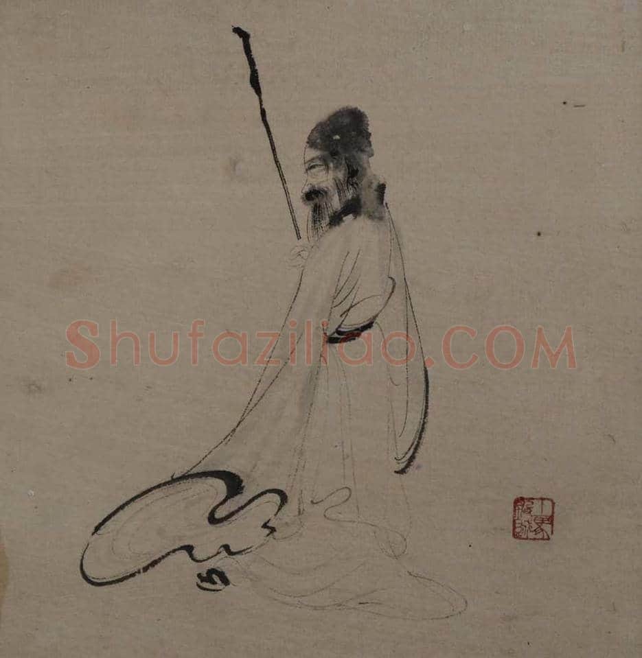 傅抱石《人物册页》图赏 | 著名国画欣赏