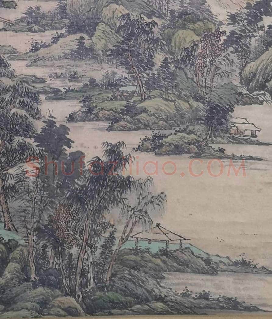 文徵明《山居图》，粗笔青绿山水之代表作 | 国画欣赏