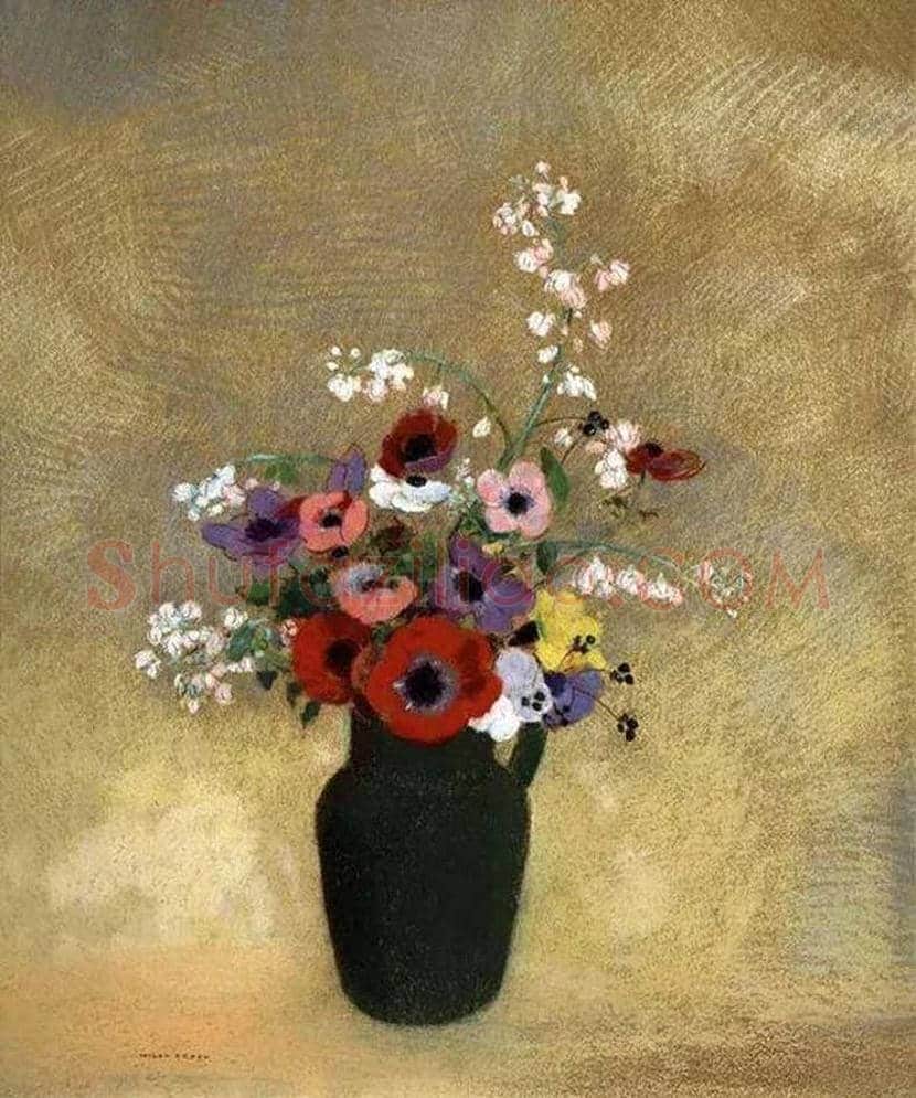 奥蒂诺·雷东的花卉作品欣赏 | 书画百科