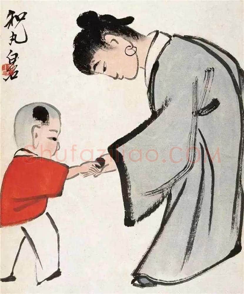齐白石《人物册》欣赏 | 书画常识