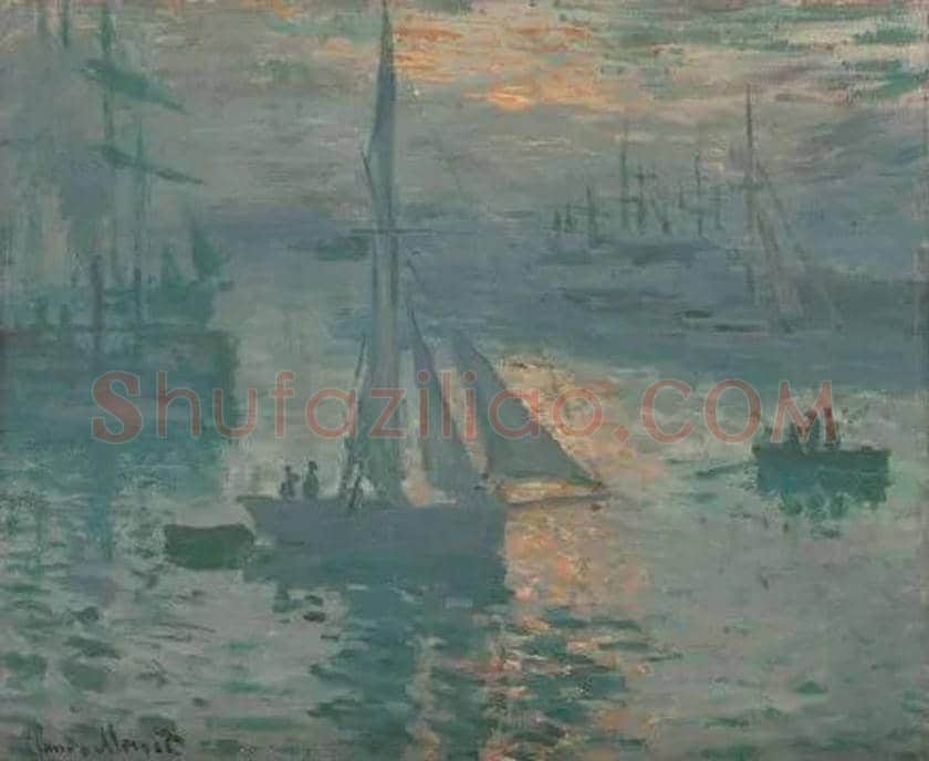 莫奈名画《船》欣赏 | 书画文摘