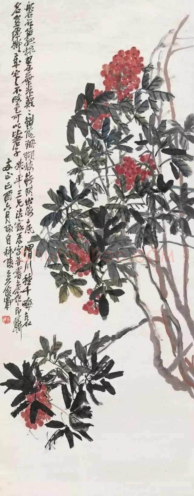 吴昌硕 | 金石入画，艳而不俗 | 书画知识