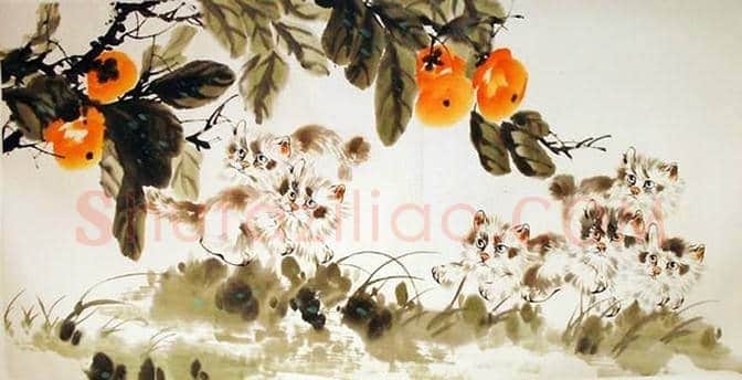 孙菊生:物理学教授业余画猫,且成为一代宗师! | 书画文摘