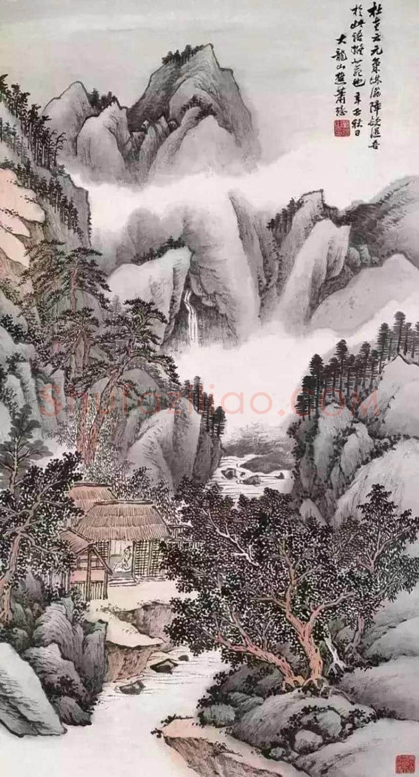 萧谦中山水画欣赏 | 书画学堂