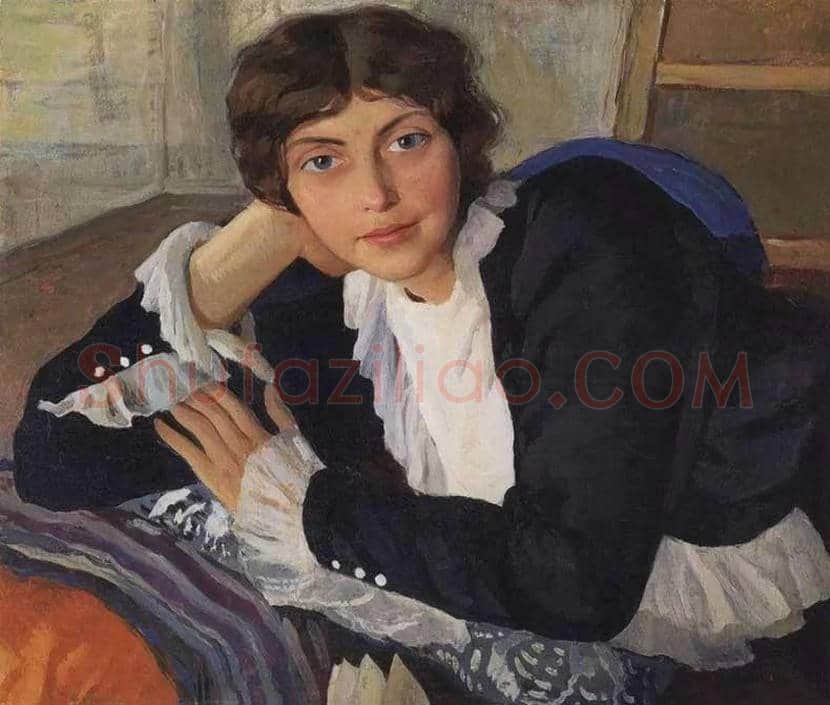 她是俄罗斯首位女画家,人美画更美! | 书画科普