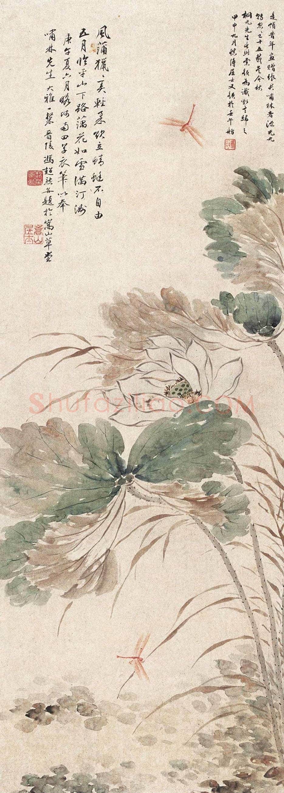 冯超然花鸟作品欣赏 | 书画科普