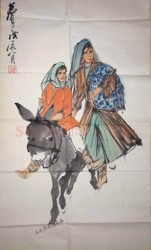 黄胄作品欣赏【高清大图】 | 书画知识
