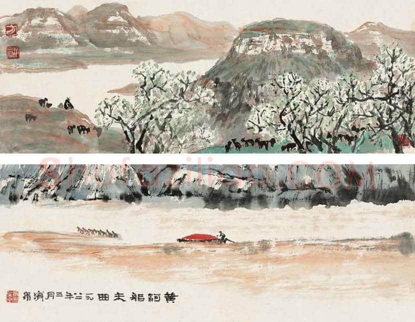 方济众山水画作品欣赏 | 书画学堂