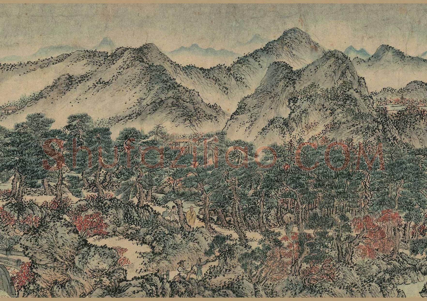 王蒙《太白山图》- 中国传世名画 | 著名国画鉴赏
