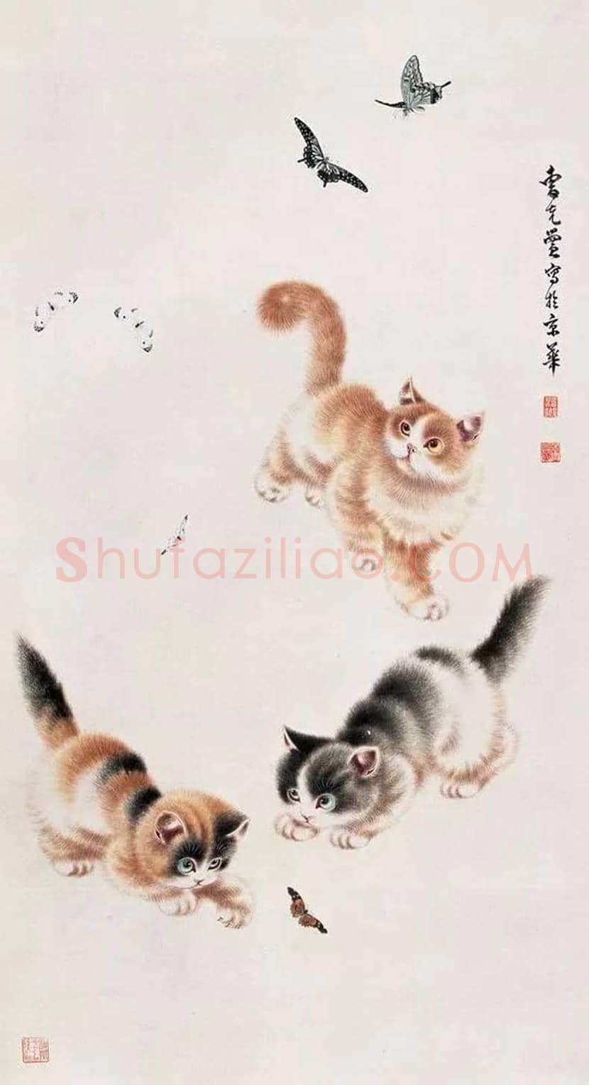 曹克家画猫作品欣赏 | 书画学堂