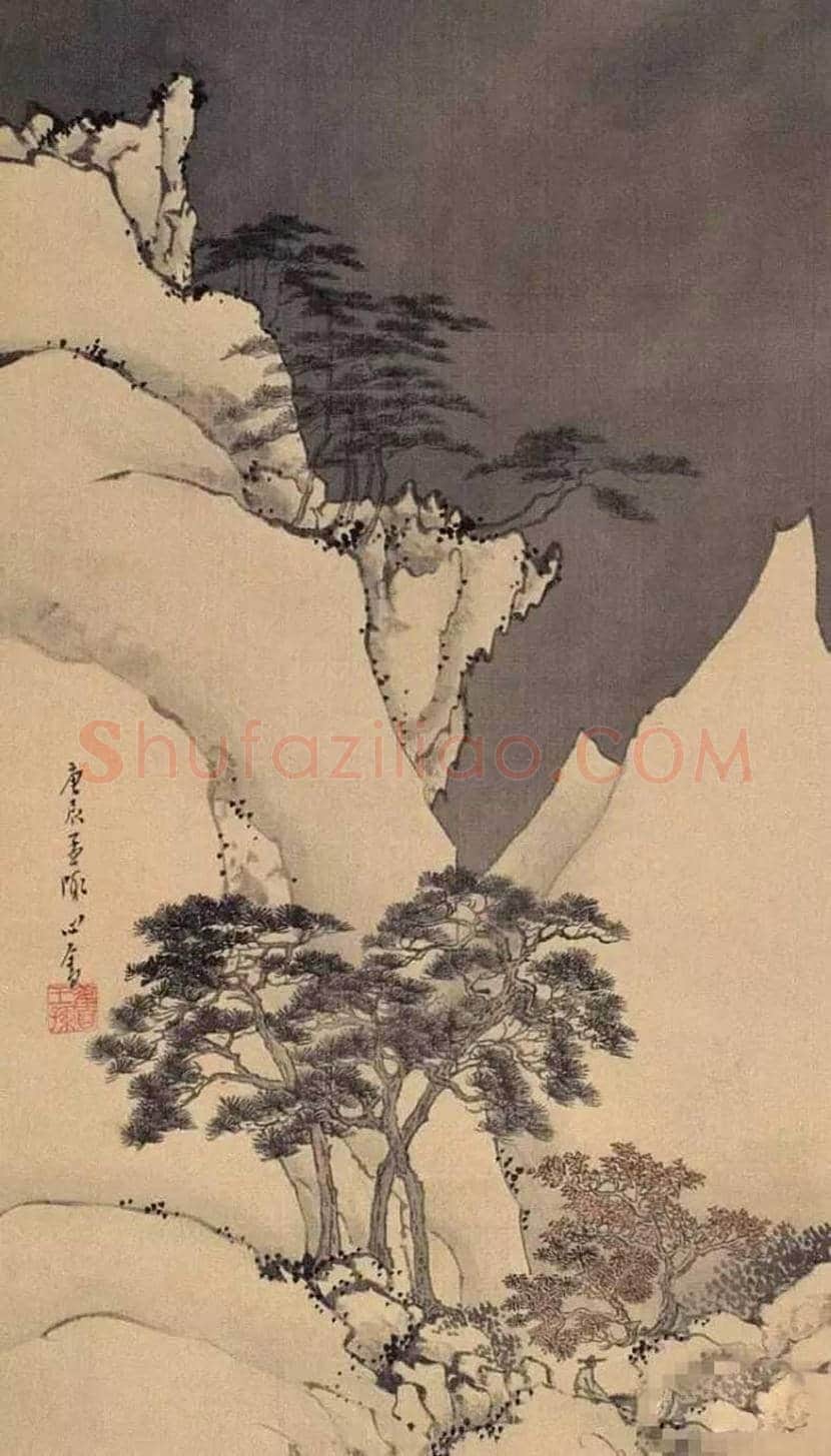 溥儒雪景山水作品欣赏 | 书画讲解
