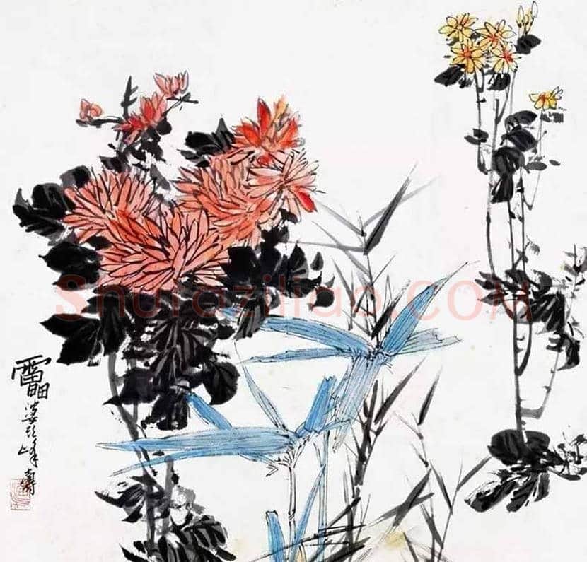 潘天寿笔下的菊花及拍卖价格 | 书画文摘