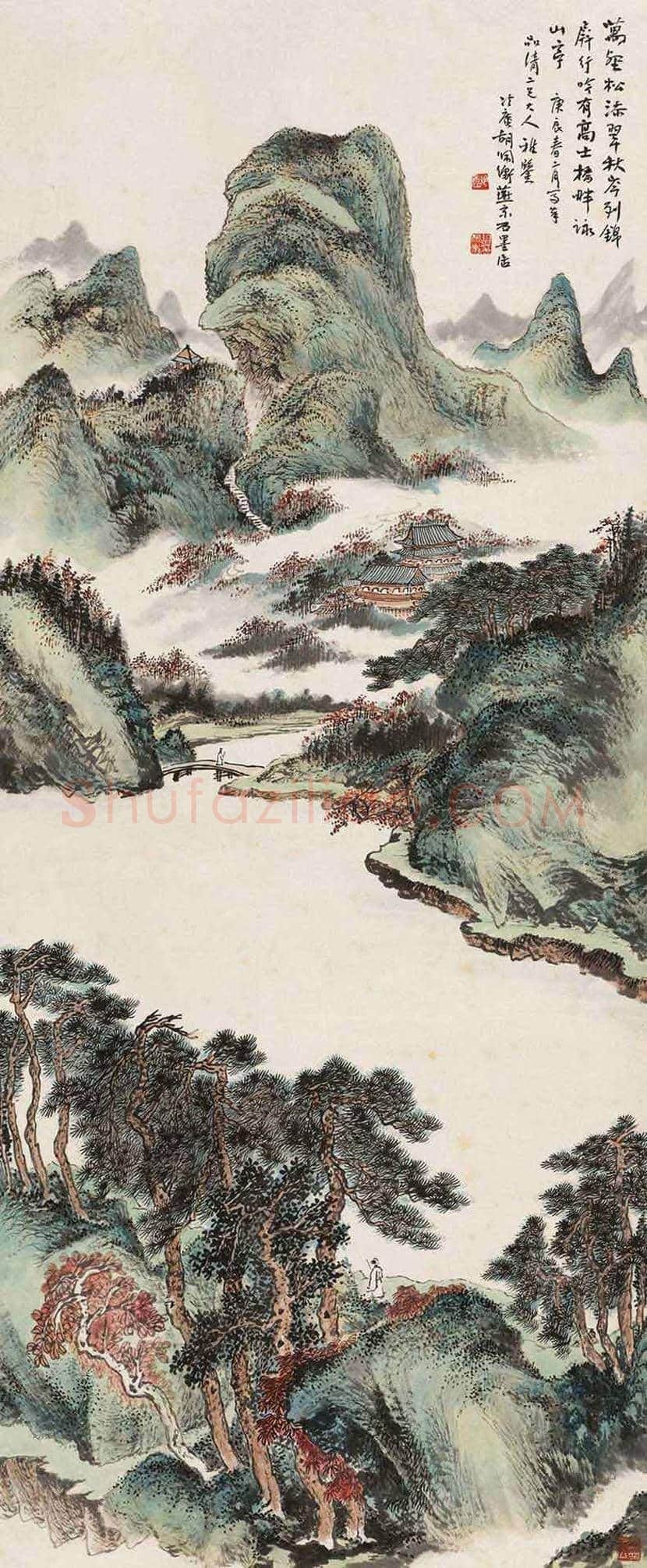 胡佩衡山水画作品欣赏 | 书画知识