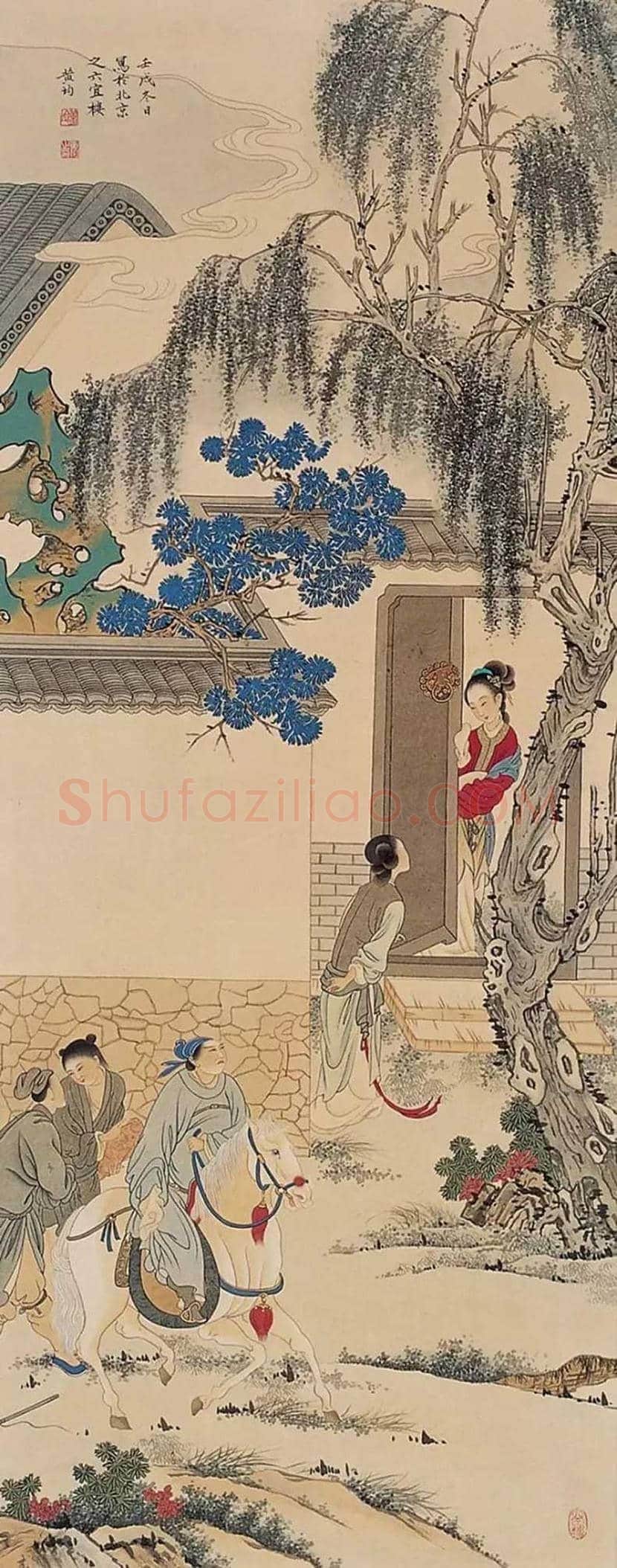 黄均工笔人物画欣赏 | 书画资料