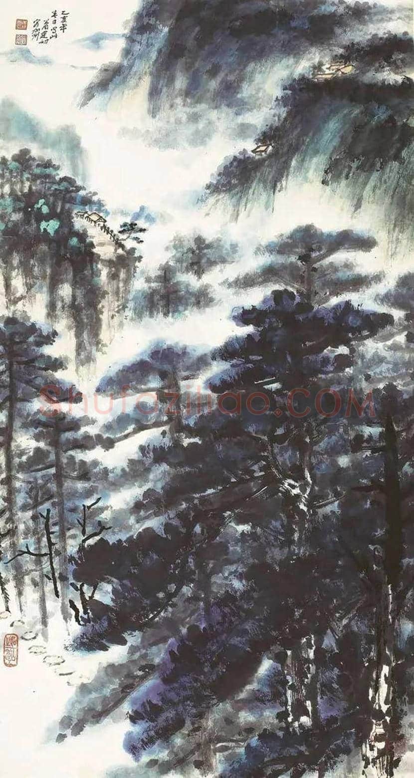 萧建初作品欣赏 | 书画学堂