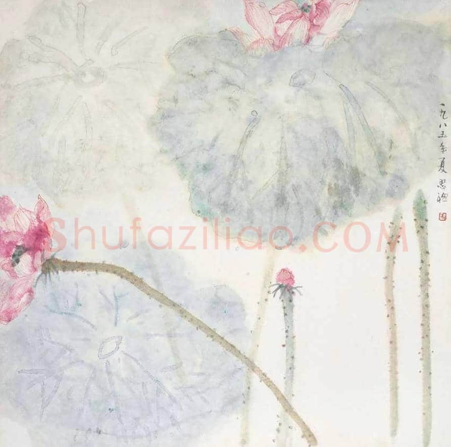 周思聪荷花作品欣赏 | 书画文摘