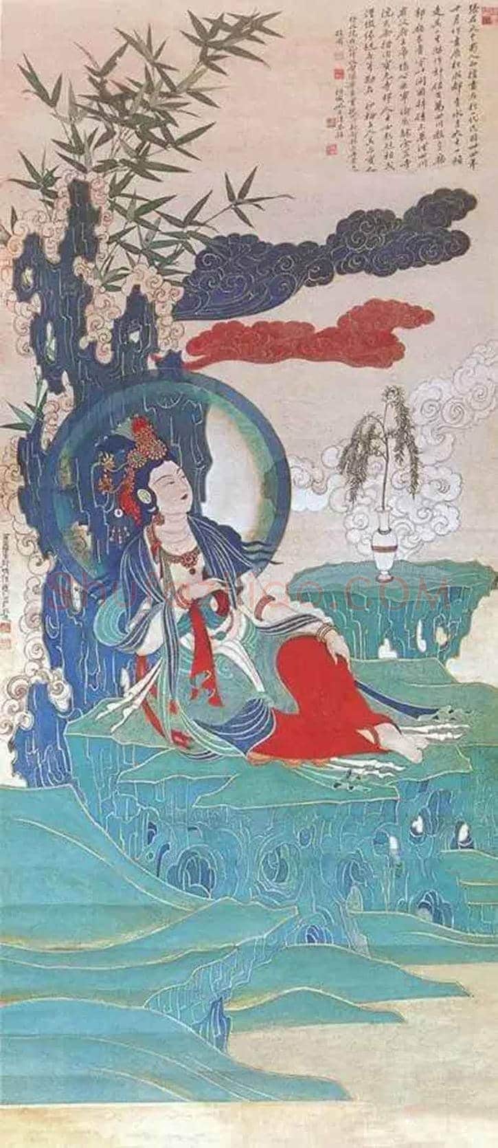 张大千笔下的观音画像 | 书画文摘