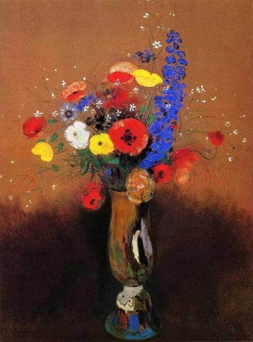 奥蒂诺·雷东的花卉作品欣赏 | 书画百科