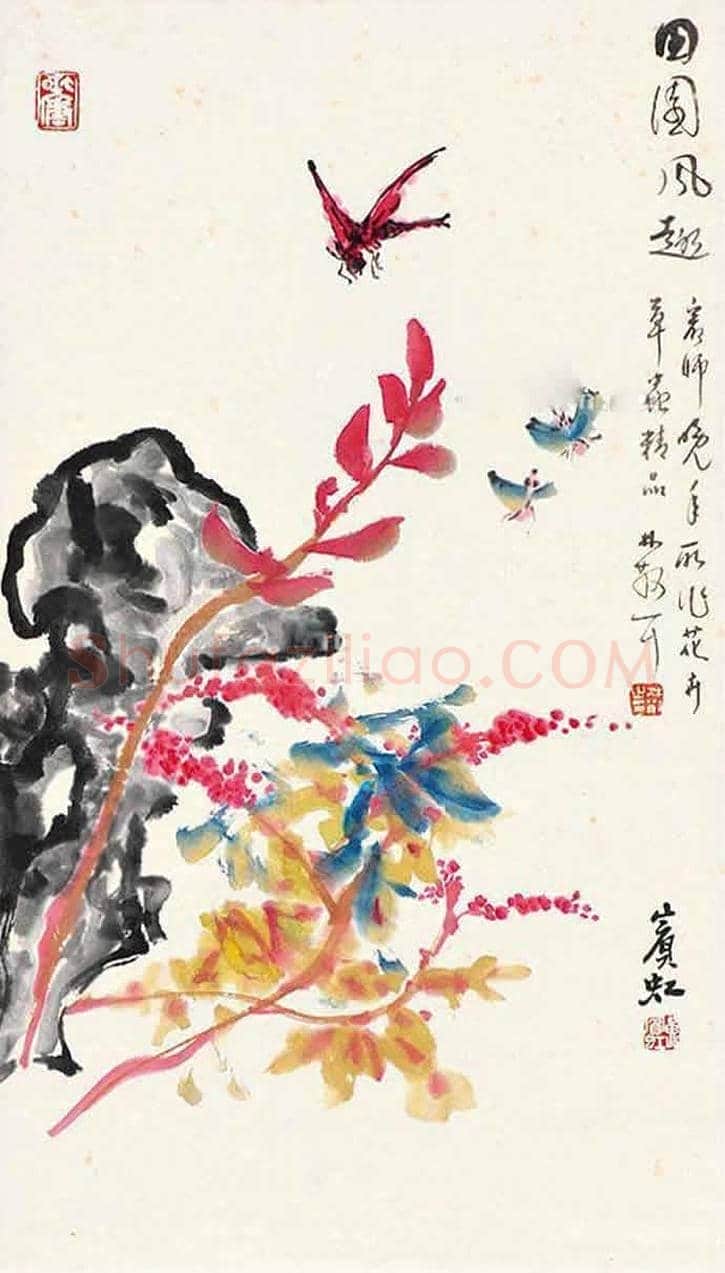 黄宾虹花卉作品拍卖及欣赏 | 书画常识