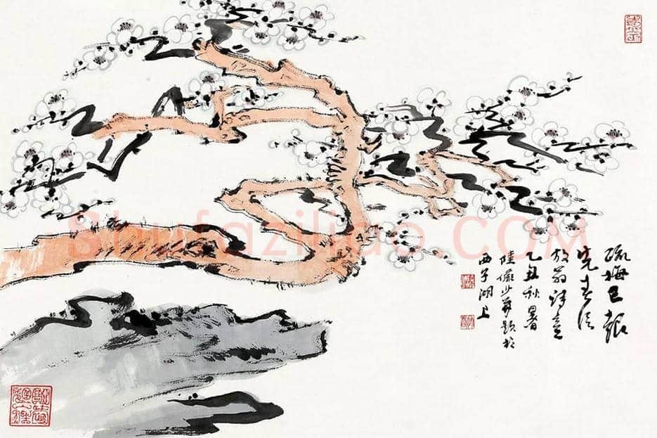 陆俨少梅花作品欣赏 | 书画知识