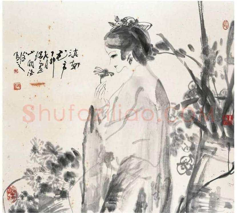 吴山明人物画作品欣赏 | 书画学堂
