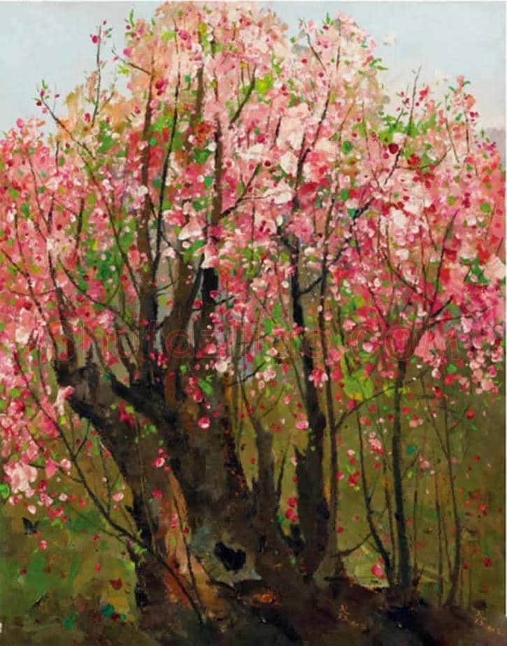 吴冠中花卉作品拍卖及欣赏 | 书画百科