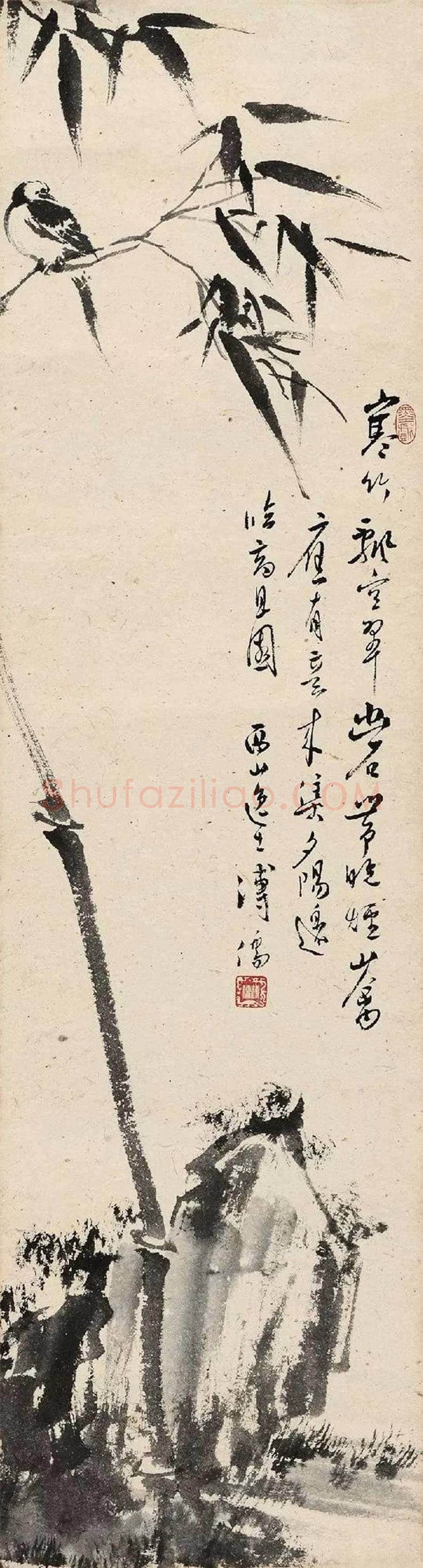溥儒笔下的梅兰竹菊 | 书画文摘