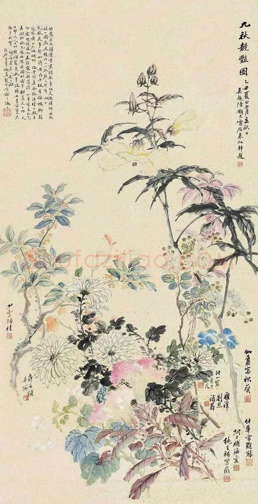 陈摩作品欣赏 | 书画资料