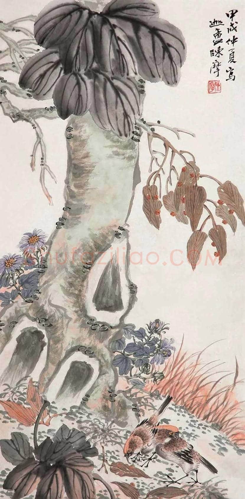 陈摩作品欣赏 | 书画资料