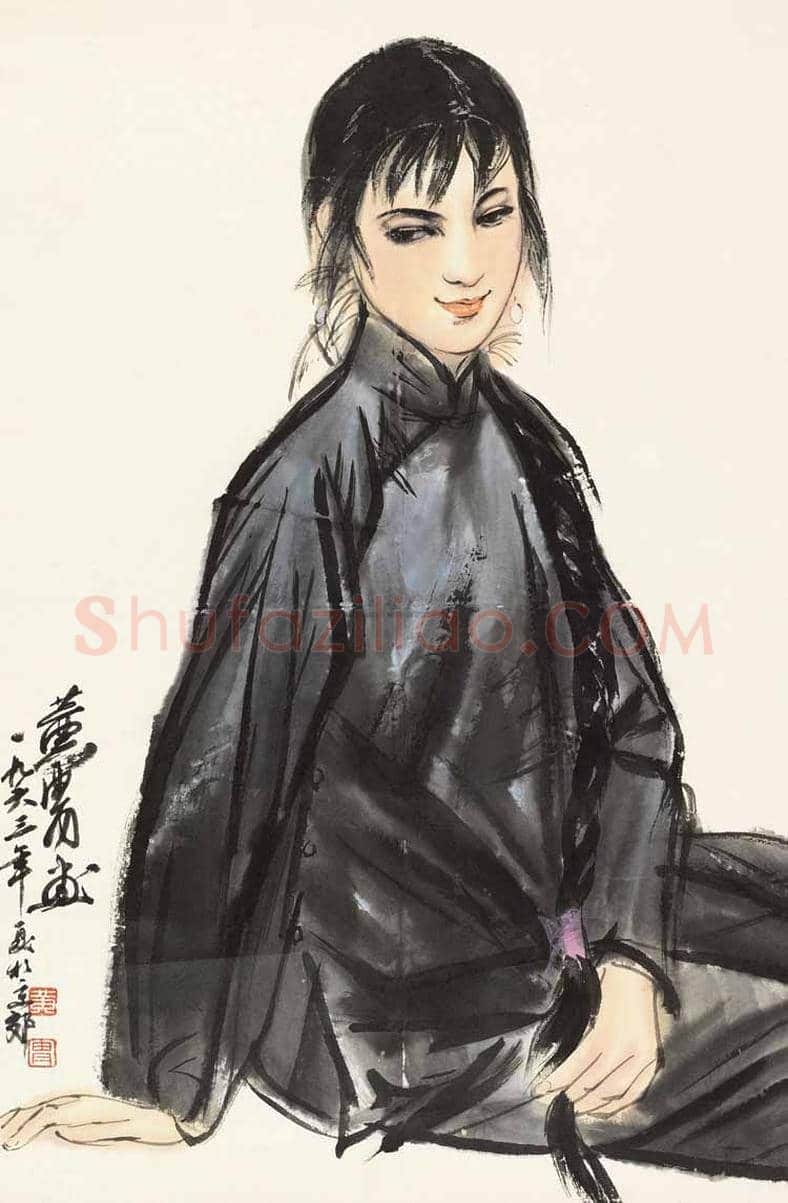 黄胄《春兰》系列作品欣赏 | 书画学堂