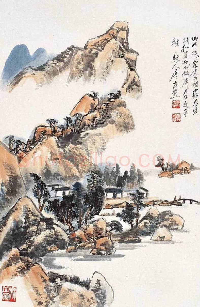 唐云山水画作品欣赏 | 书画讲解