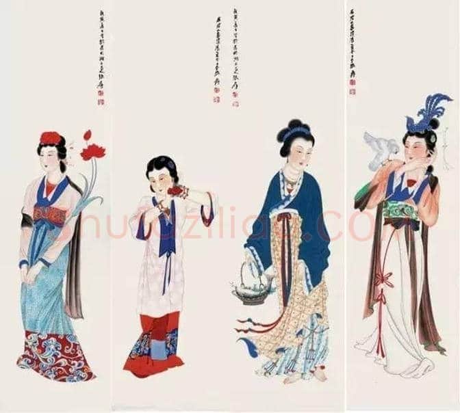 张大千笔下的高颜值美女 | 书画资料