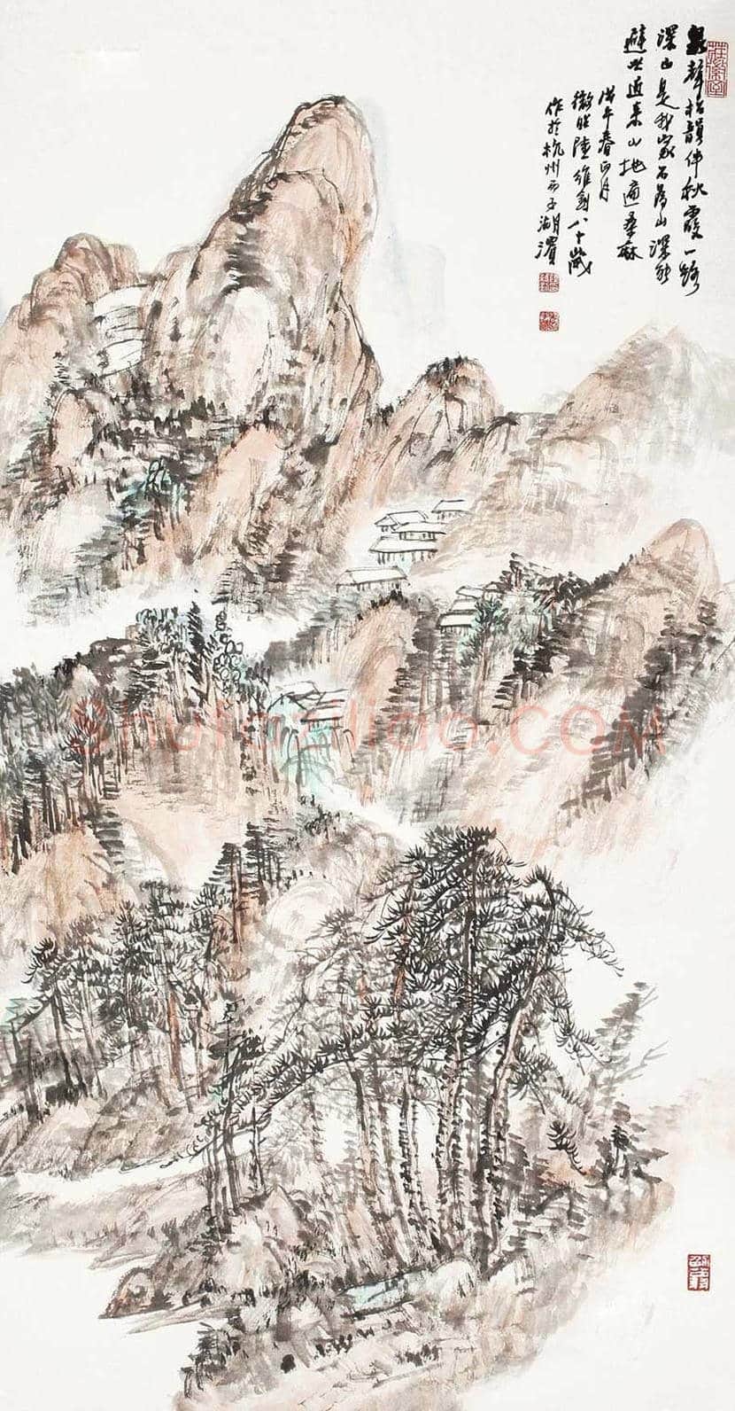 陆维钊国画作品欣赏 | 书画知识