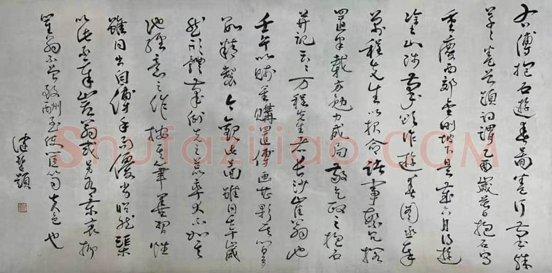 傅抱石长卷《丽人行》，铭心经典再现！ | 国画欣赏