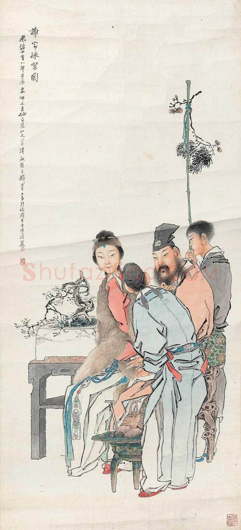 钱慧安作品欣赏 | 书画资料