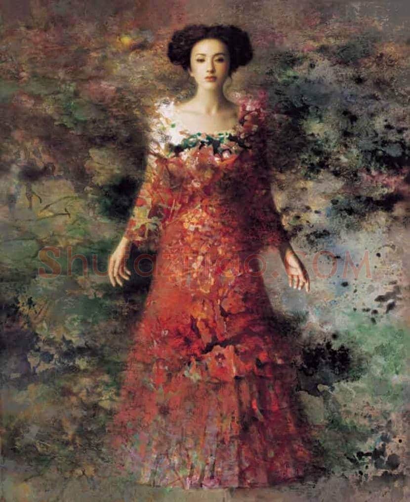 谢楚余:画中佳人 国色天香 | 书画文摘